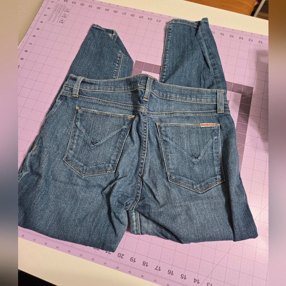 Hudson Denim Jeans Krista Super Skinny Crop Size 30 - Picture 4 of 7